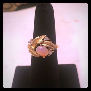 Vintage Avon adjustable opal ring